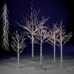 Abedul Con LED, 160 Cm