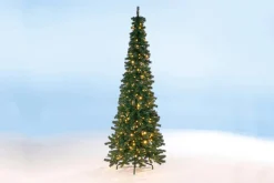 Abeto Artificial Esbelto Con LED 210 Cm