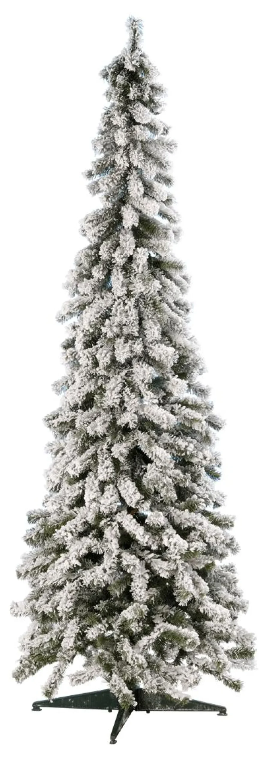 Abeto Artificial, Estrecho, Cubierto De Nieve 240 Cm