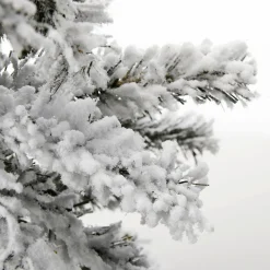 Abeto Artificial Nevado Con LED 60 Cm