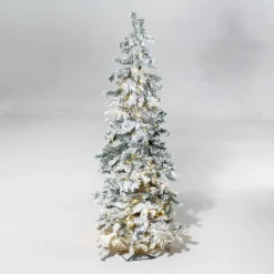 Abeto De Invierno, Abeto Artificial De Luvi Con Nieve Con Luz LED, 160 Cm