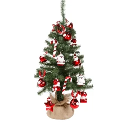 Abeto Decorativo De 75 Cm Con Figuras