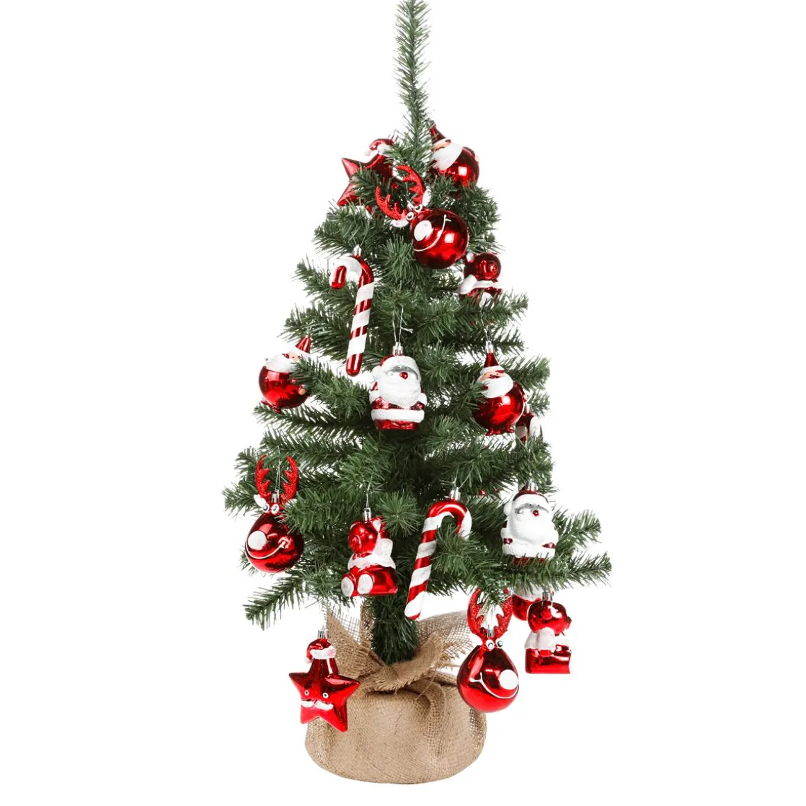 Abeto Decorativo De 75 Cm Con Figuras