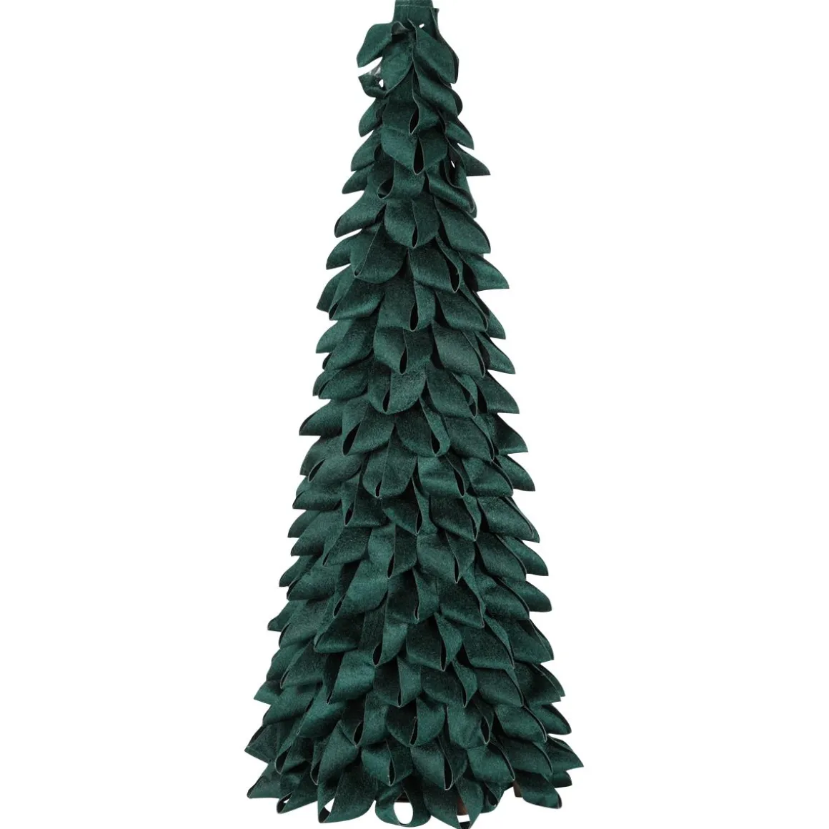 Abeto Decorativo De Lazos 75 Cm De Altura 30 Cm Ø Verde