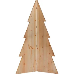 Abeto Decorativo De Madera Altura 100 Cm