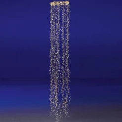 Anillo De Luces De Alambre "Fuegos Artificiales", Longitud 185 Cm, Ø 30 Cm