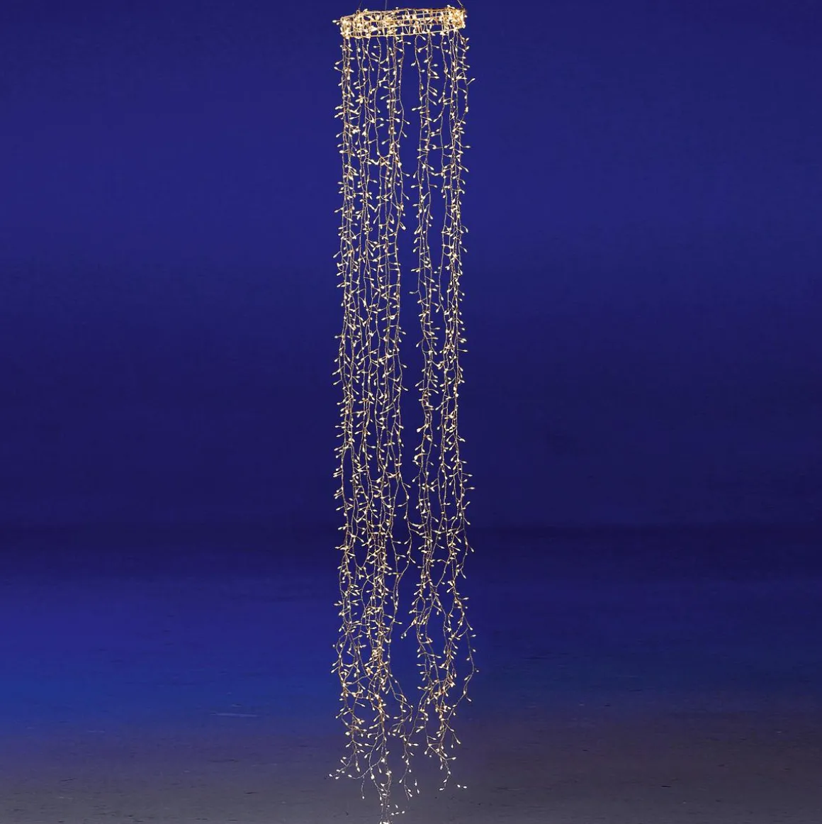 Anillo De Luces De Alambre "Fuegos Artificiales", Longitud 185 Cm, Ø 30 Cm