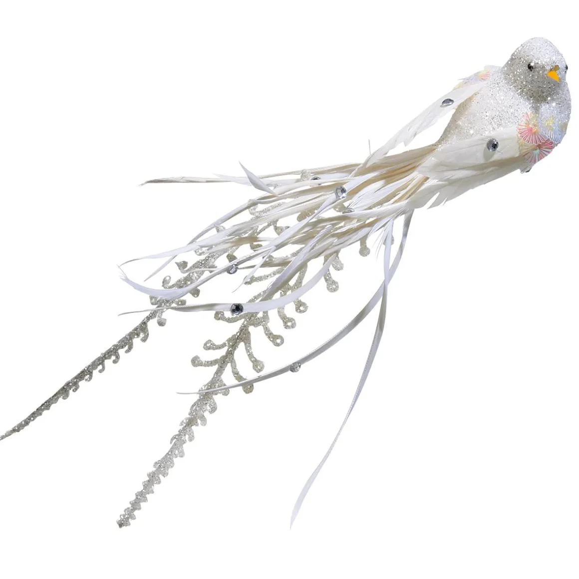 Ave Decorativa Color Blanco 38 Cm