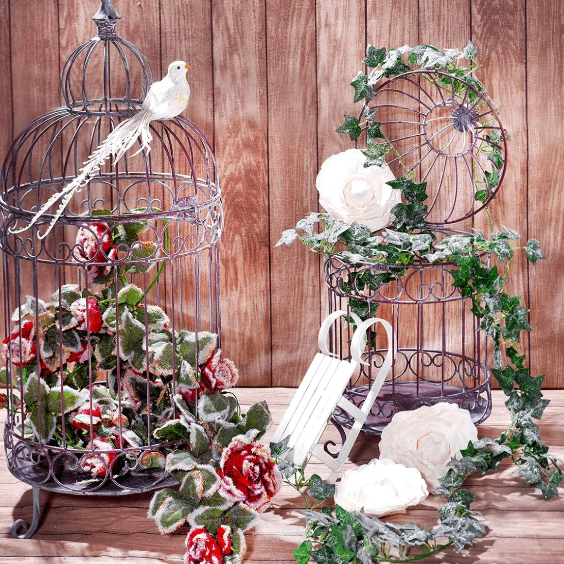 Ave Decorativa Color Blanco 38 Cm