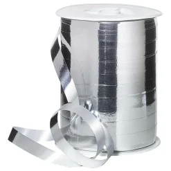 Banda Metálica Brillante, Anchura 10 Mm, Plata
