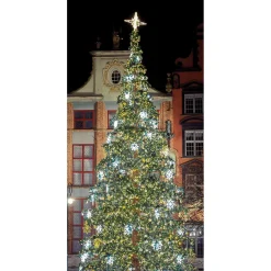 Bandera De Tela Árbol De Navidad 100 X 200 Cm