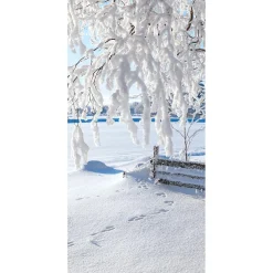 Bandera Paisaje Nieve 1 X 2 M