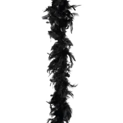 Boa De Plumas, Negra, 180 Cm
