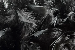 Boa De Plumas, Negra, 180 Cm