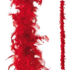 Boa De Plumas, Roja, 180 Cm