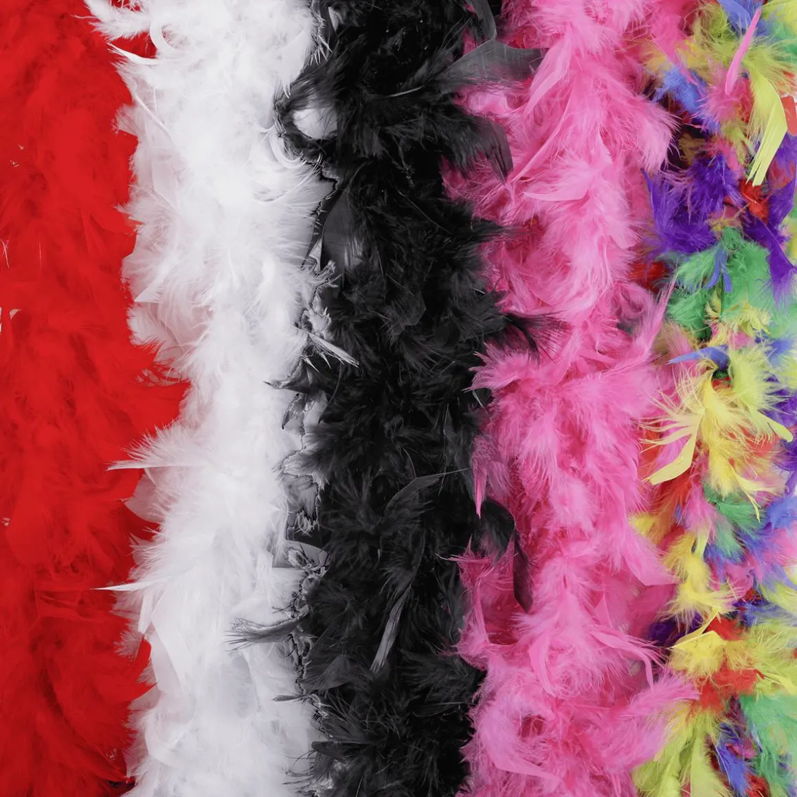 Boa De Plumas, Roja, 180 Cm