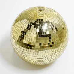 Bola De Discoteca Dorada, Ø 30 Cm