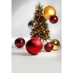 Bola De Navidad XXL Oro Mate, 30 Cm
