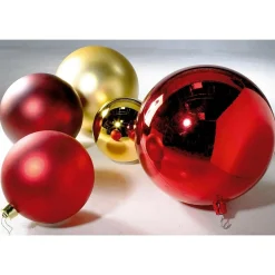 Bola De Navidad XXL Oro Mate, 40 Cm