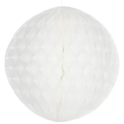 Bola De Nido De Abeja Blanca, Ignífuga, B1 30 Cm Ø