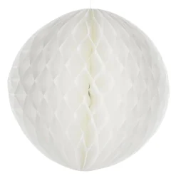 Bola De Nido De Abeja Blanca, Ignífuga, B1 30 Cm Ø