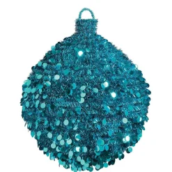Bola Decorativa De Espumillón, Ø 100 Cm, Turquesa