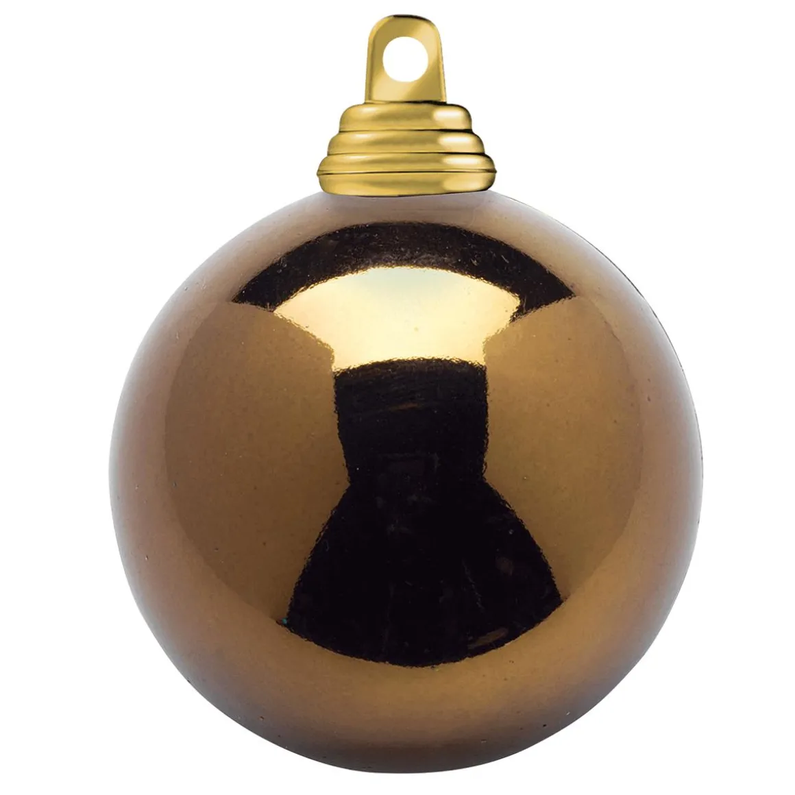 Bolas De Navidad De Plástico Ignífugo Moca Brillante
