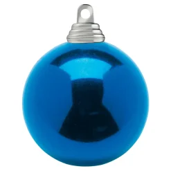 Bolas De Navidad De Plástico Ignífugo Azul Brillante