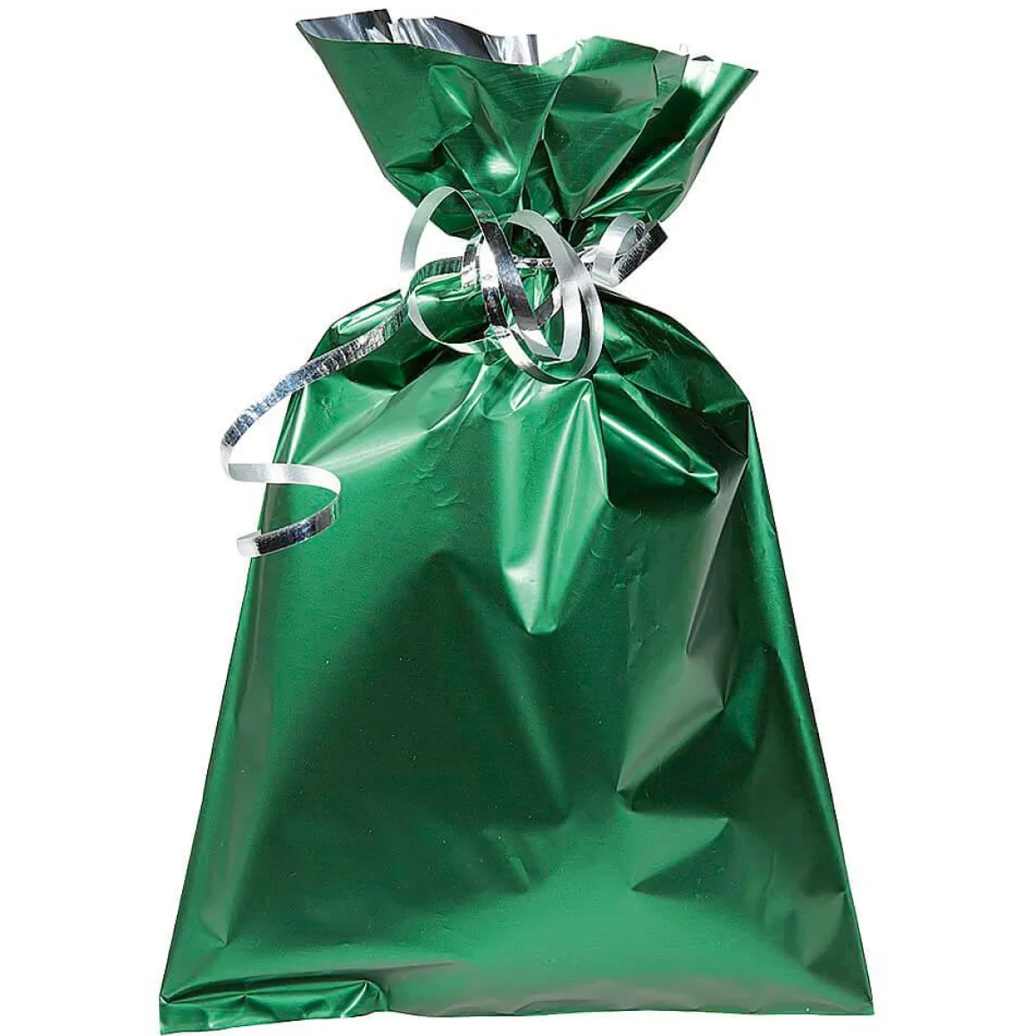 Bolsa De Regalo, Tono Mate, Color Verde Oscuro, 20 X 35 Cm