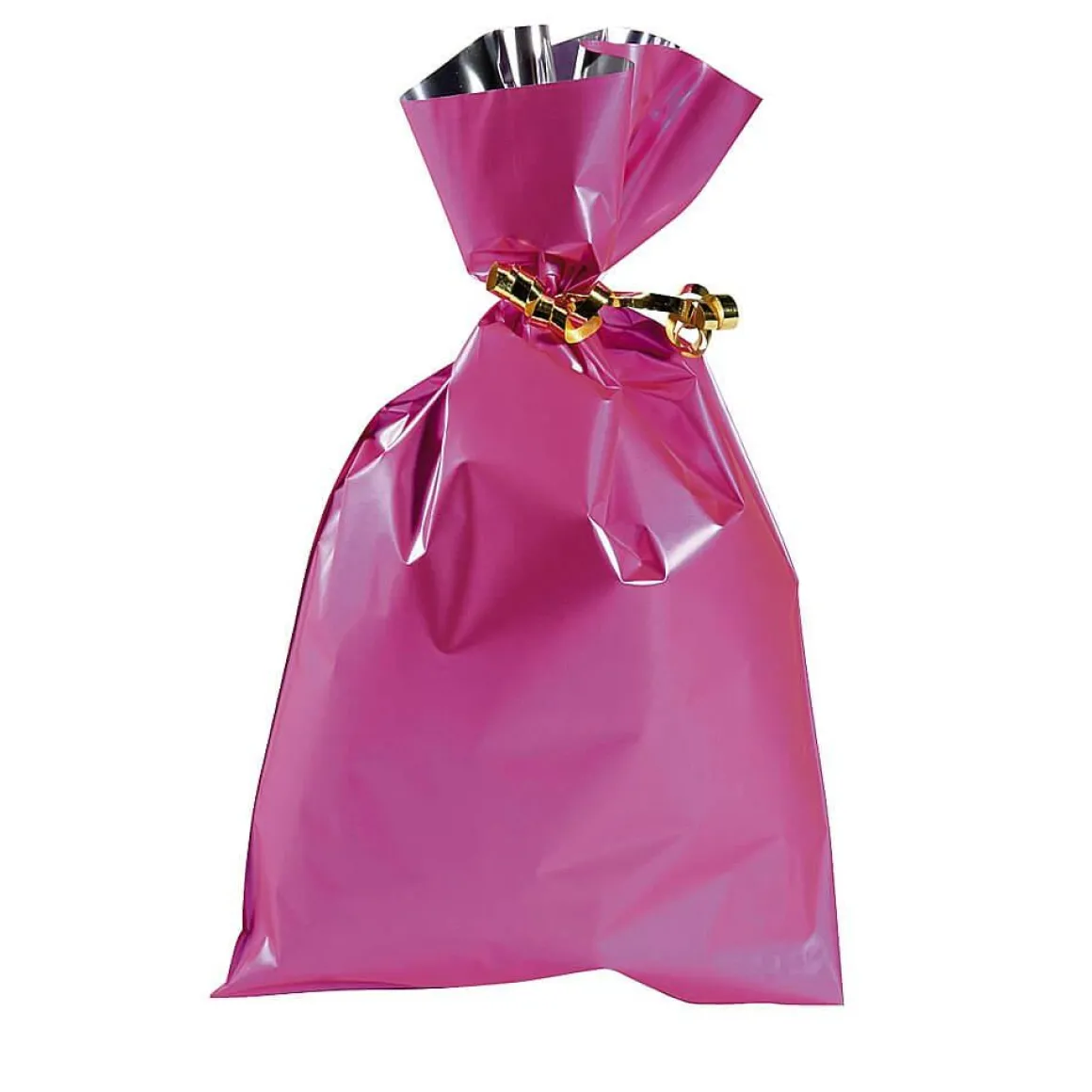Bolsa De Regalos, Mate, Color Fucsia, 20 X 35 Cm