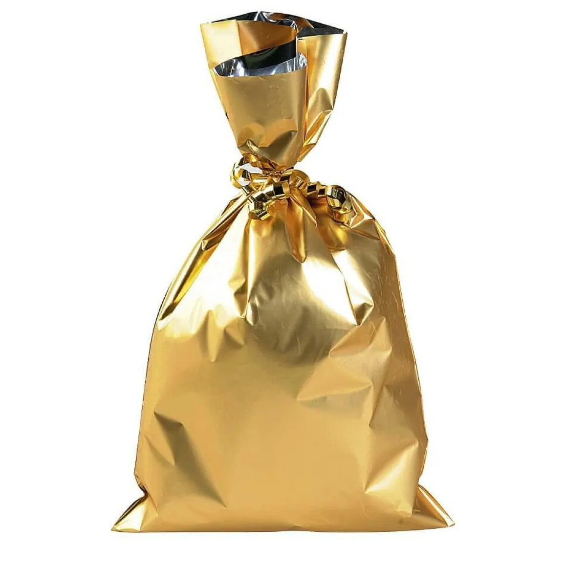 Bolsa De Regalos, Mate, Color Dorado, 20 X 35 Cm