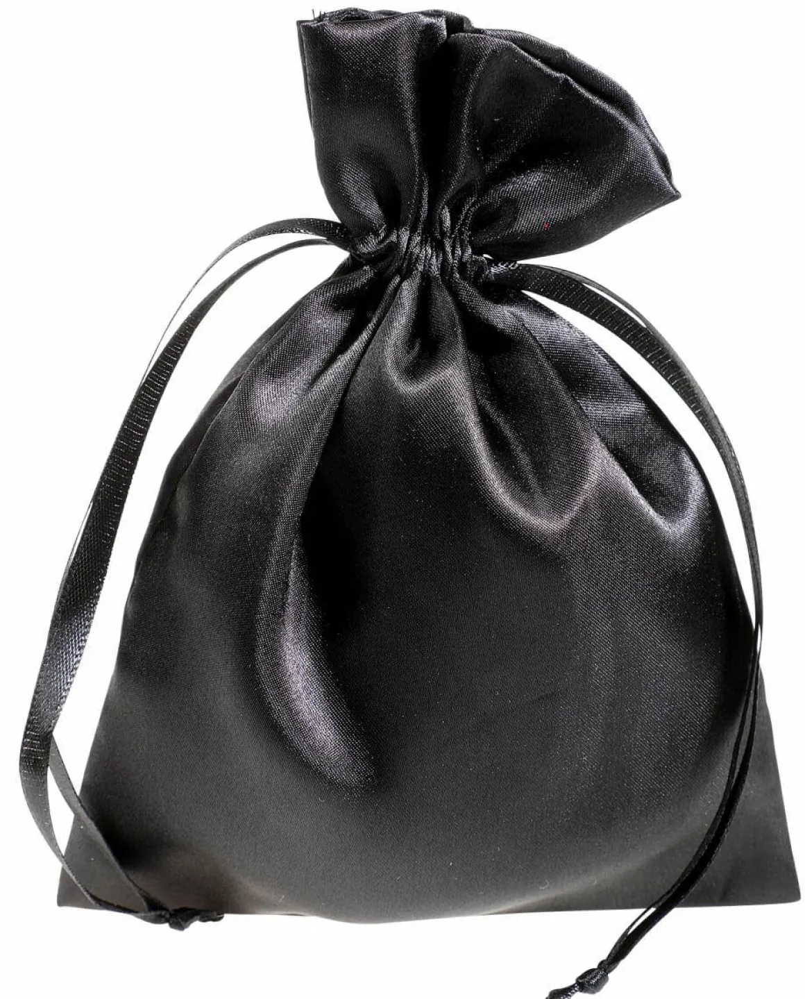 Bolsitas De Satén 18 Cm, 30 Piezas, Negro