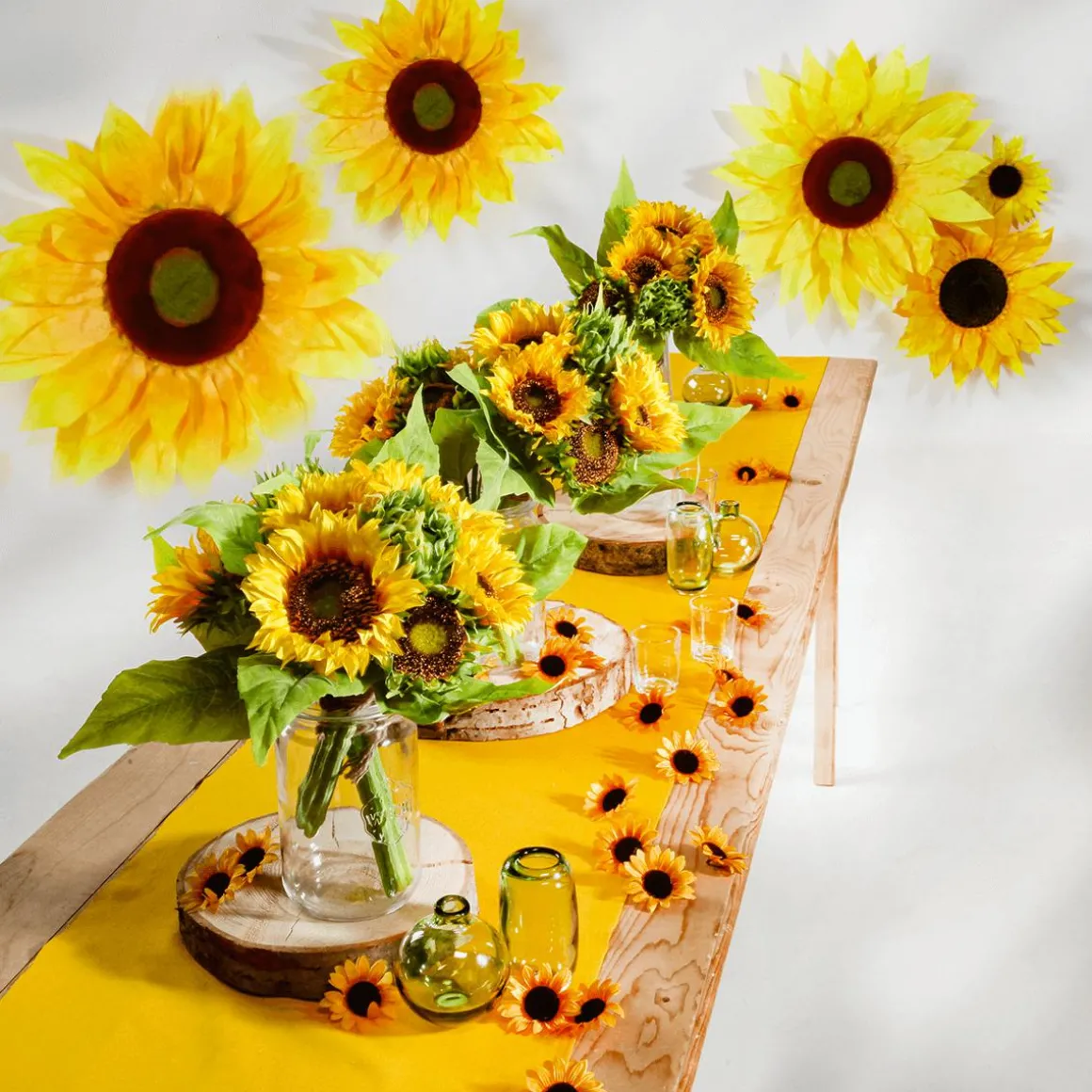 Cabeza De Flor Deco Girasol, 60 Cm Ø