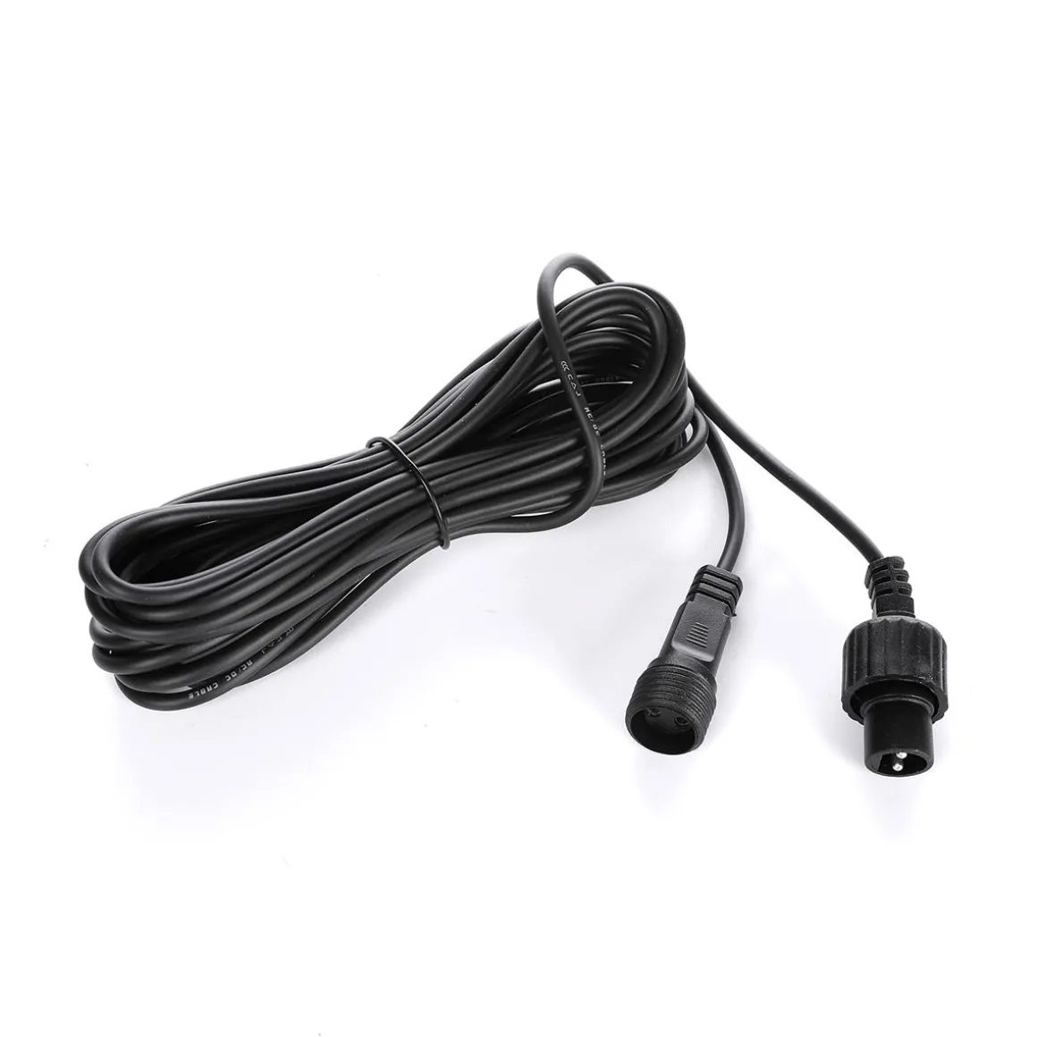 Cable De Conexión De La Cadena De Luces 500 Cm Negro