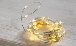 Cadena De Luces LED Con Alambre Para Exteriores, 50 LED, 5 M