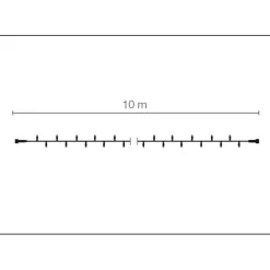 Cadena De Luces LED Con Tramos Acoplables Para Exteriores IP67, 120 LED, 24 M, Sin Fuente De Alimentación