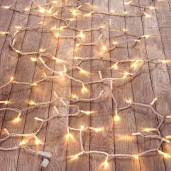 Cadena De Luces LED De Acoplamiento Para Exteriores IP67, 10 M Sin Cable De Alimentación, Blanco