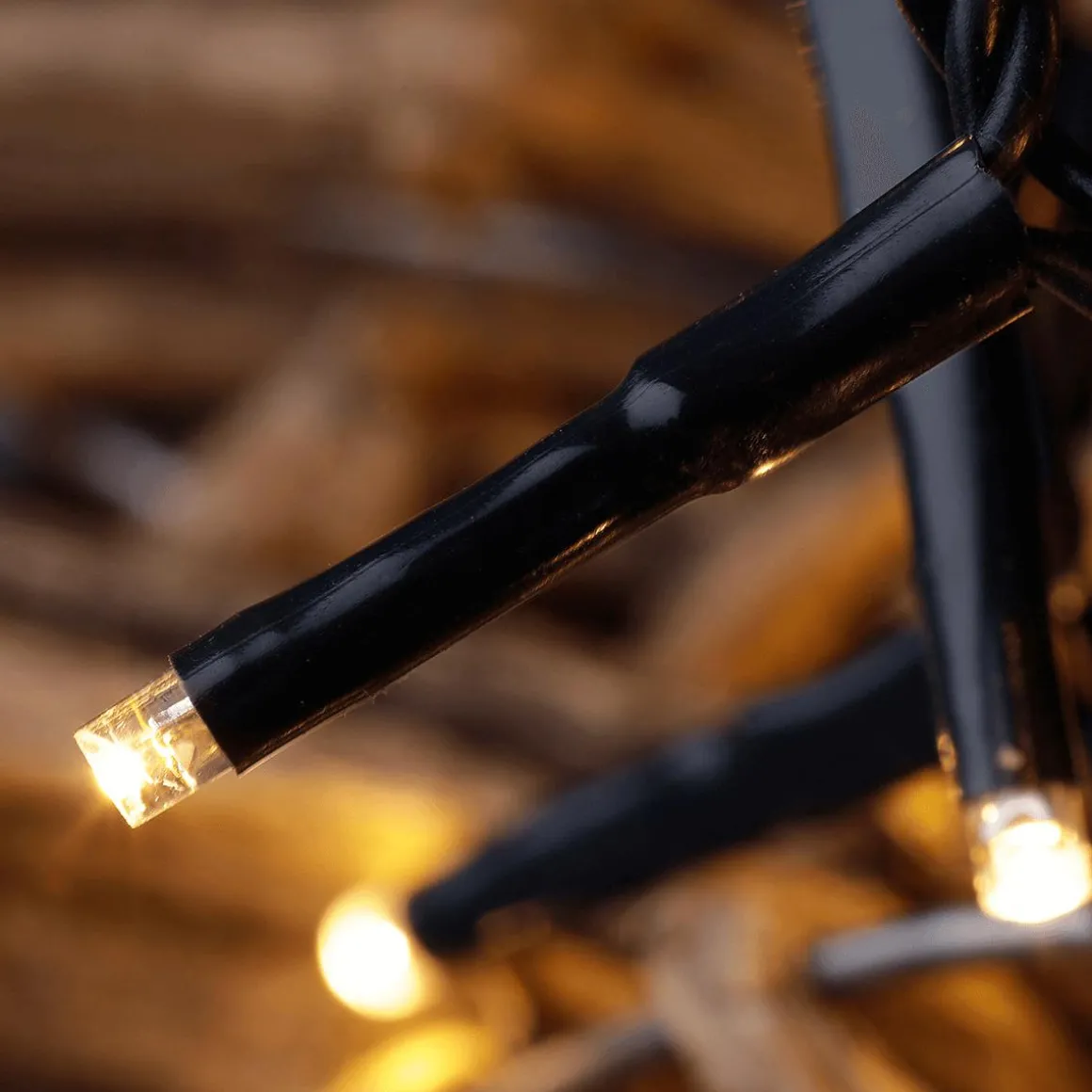 Cadena De Luces LED Intermitentes Con Temporizador Para Exteriores, 22,5 M