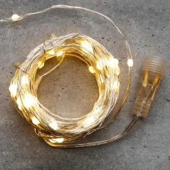 Cadena De Luces LED XL Con Alambre Separable Para Exteriores, 200 LED, Alambre Plata, 20 M