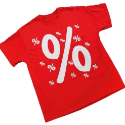 Camiseta "Porcentaje" Tamaño L