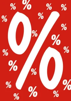 Cartel "%"