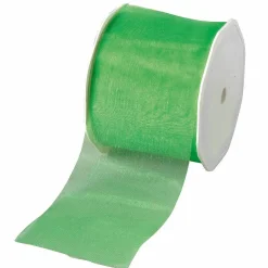 Cinta De Chifón, Anchura 70 Mm, Verde Claro
