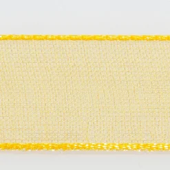 Cinta De Gasa Con Orillo 15mm X 50m Amarillo