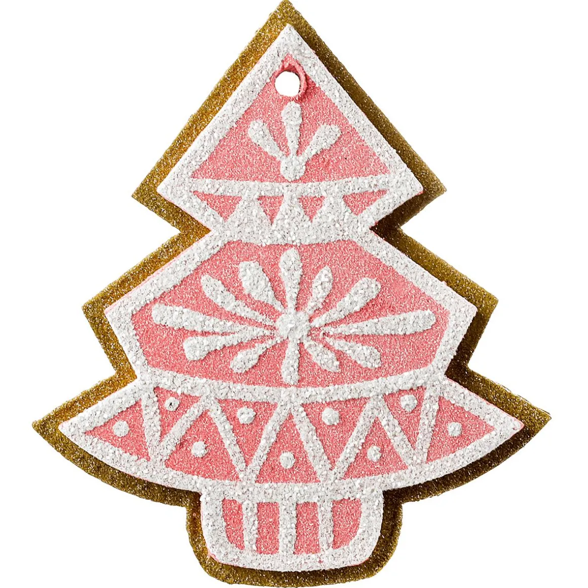 Colgante De Navidad Abeto De Jengibre 13 Cm 4 Piezas