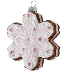 Colgante De árbol De Navidad "Copo De Nieve" 9,5 Cm