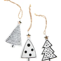 Colgante Decorativo Abeto 8,5 Cm 3 Piezas