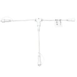 Conector En T Para LED Profi System, Blanco