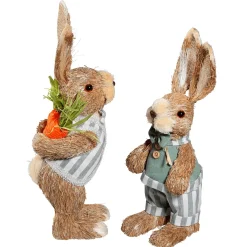 Conejitos De Pascua 2 Piezas 30 & 35 Cm