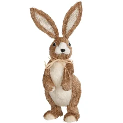 Conejo De Pascua Decorativo, Marrón, 40 Cm De Altura