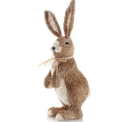 Conejo De Pascua Decorativo, Marrón, 40 Cm De Altura